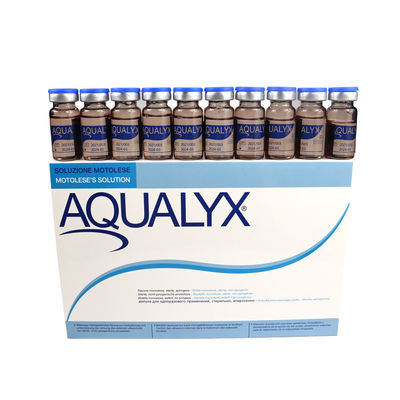 Aqualyx iniezioni di lipolisi iniettabile in cabelline perdita di peso della soluzione 8ml x 10 flaconi AQUALYX