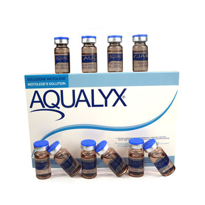 Aqualyx iniezioni di lipolisi iniettabile in cabelline perdita di peso della soluzione 8ml x 10 flaconi AQUALYX