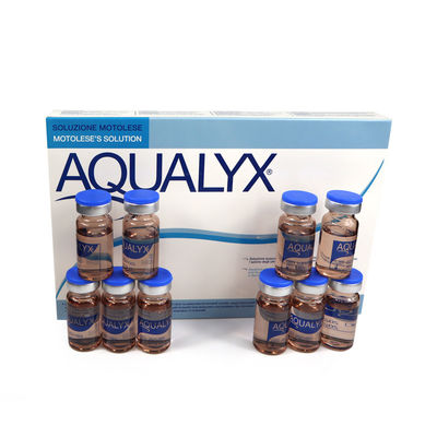 Aqualyx iniezioni di lipolisi iniettabile in cabelline perdita di peso della soluzione 8ml x 10 flaconi AQUALYX
