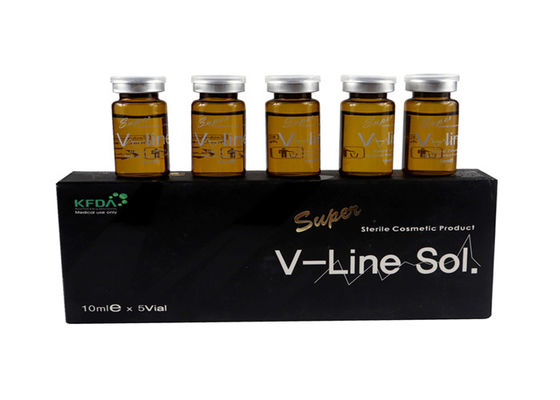 V Line Lipolisi Iniezioni Dissolvente di Grasso mento 5 ml X 5 Vapole
