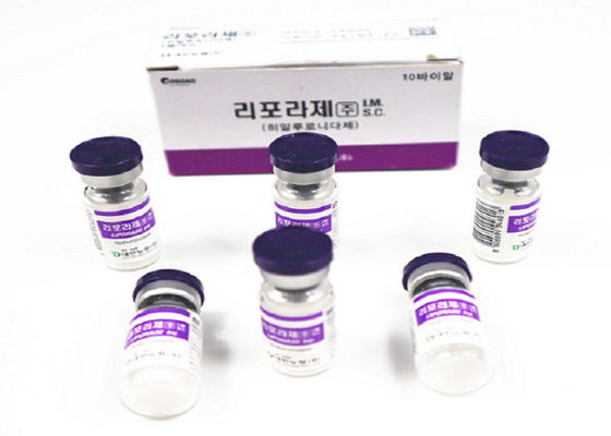 Risolvente di riempimento di liporasi ialuronidasi 5 ml X 10 flaconcini