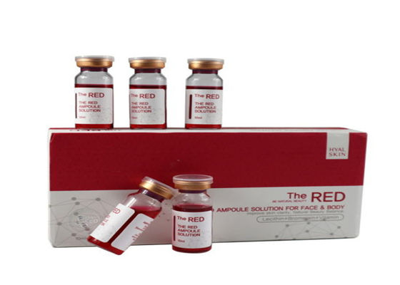 10 ml di iniezioni di scioglimento dei grassi La soluzione di ampolla rossa