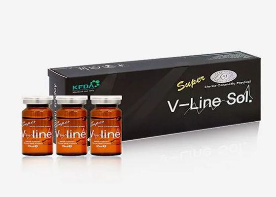 5pcs*10ml Iniezioni per dissolvere i grassi viso Lipolítica Super V Line Sol