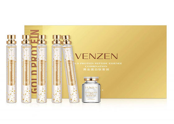 Filtro di collagene dorato per la cura del viso Firming Lifting Serum 24K Filtro di peptide di proteine d'oro