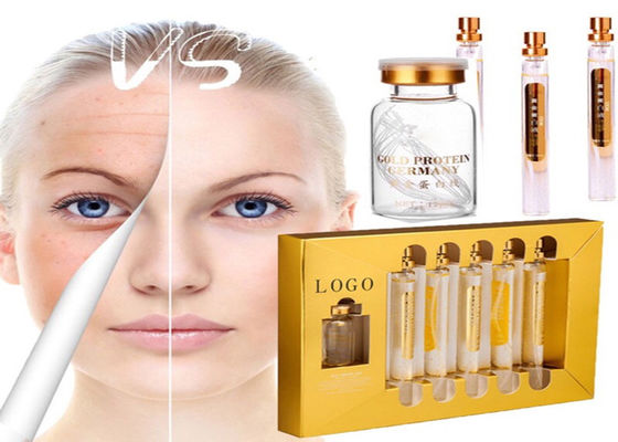 Filtro di collagene dorato per la cura del viso Firming Lifting Serum 24K Filtro di peptide di proteine d'oro