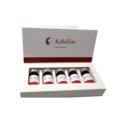 Iniezioni di dissolvimento del grasso Kabelline 5 flaconcini X8ml Soluzione dimagranti viso e corpo Siero di contorno Prodotti di bellezza