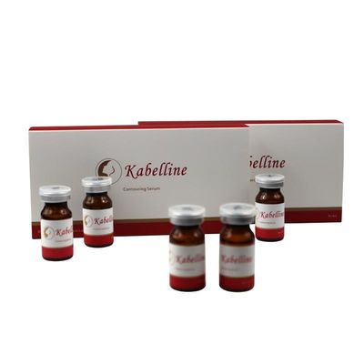 Iniezioni di dissolvimento del grasso Kabelline 5 flaconcini X8ml Soluzione dimagranti viso e corpo Siero di contorno Prodotti di bellezza