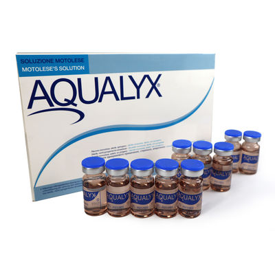 Regno Unito 8 ml X10 Fiale Aqualyx Dissolvente di grassi Iniezioni Lipolisi Lipolistica Diminuzione del grasso