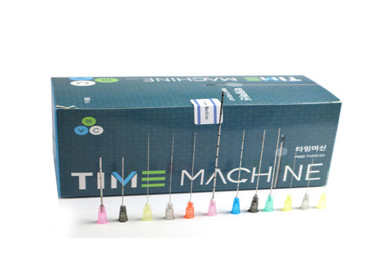Aglio microcannulare monouso da 25 mm a 50 mm a punta contundente per filler per derma