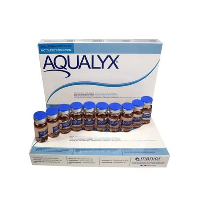 Aqualyx Soluzione PPC Iniezioni Dissolventi di Grasso 10 Flibbri X 8 ml Smaltimento viso e corpo