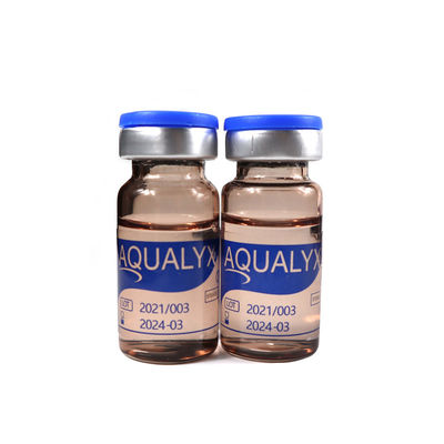 Aqualyx 10 X 8 Ml Vials Iniezioni Dissolventi di Grasso Per Viso E Corpo