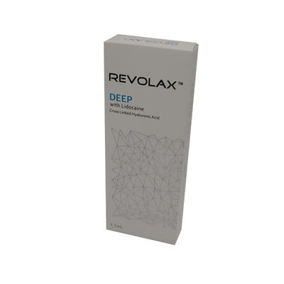 Riempitore Dermico Anti-Aging Riempitore Iniezionale HA 1.1 ml Revolax FINE DEEP Sub-Q Wrinkles Filler