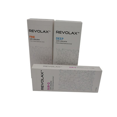 Riempitore Dermico Anti-Aging Riempitore Iniezionale HA 1.1 ml Revolax FINE DEEP Sub-Q Wrinkles Filler