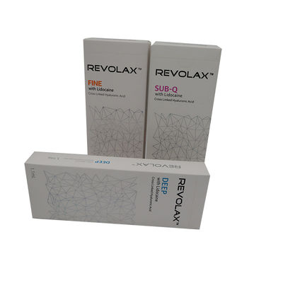 Riempitore Dermico Anti-Aging Riempitore Iniezionale HA 1.1 ml Revolax FINE DEEP Sub-Q Wrinkles Filler