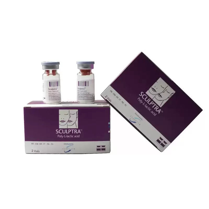 riempitore cutaneo PLLA Acido poli-L-lattico Riempitore demale chirurgia plastica facciale anti-invecchiamento (2 flaconcini X 5 ml)
