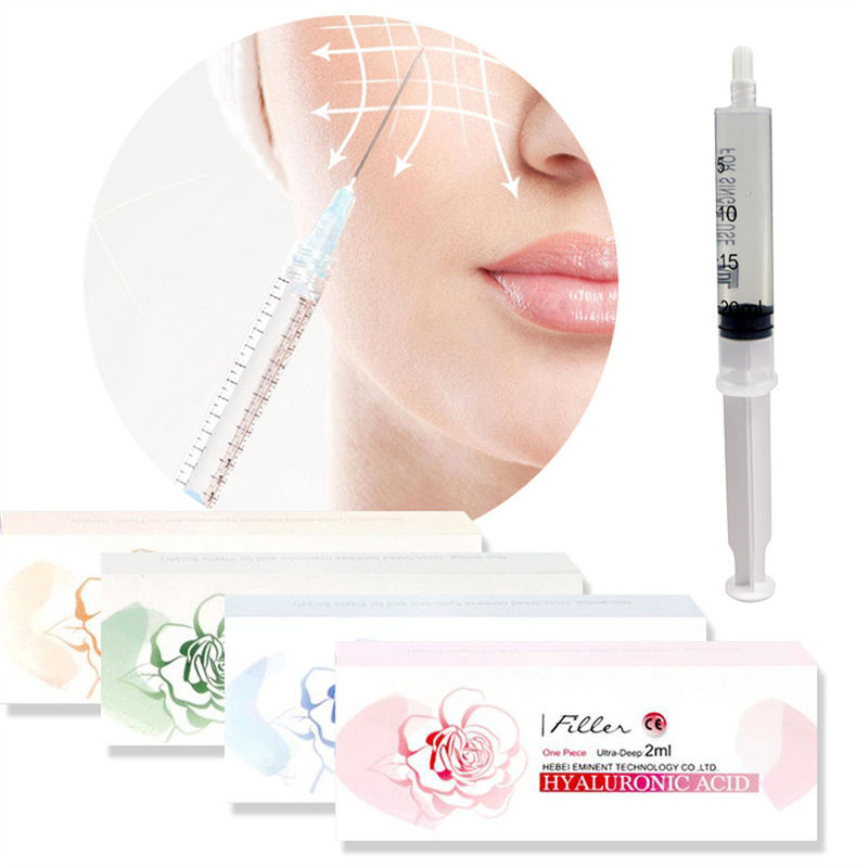 Riempitore cutaneo 1ml 2ml 3ml 5ml 10ml 20ml 50ml HA Riempitore Acido Ialuronico Iniezione rughe