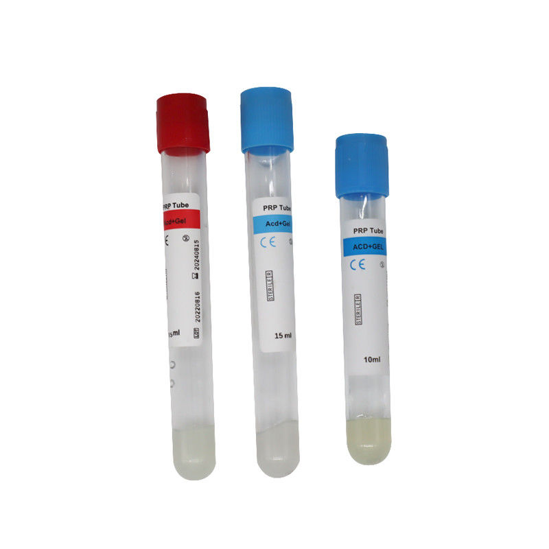 Tubo PRP 10 ml con gel ACD per la perdita dei capelli ricco di piastrine Tubo di centrifuga PRP PRF