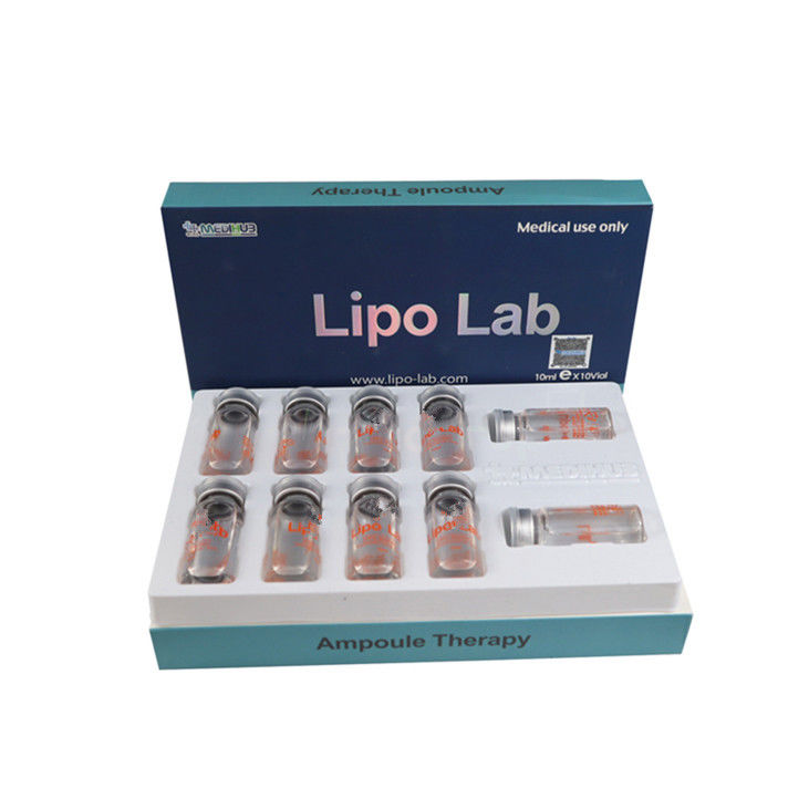 Lipo Lab Ppcs Dissolve Cellulite Perdita di grasso Dissoluzione dimagrimento Iniezione Iniezione Iniezione Lipo Lab 8ml X 10vail