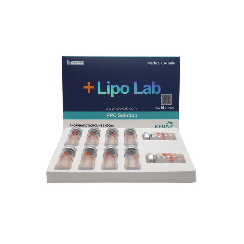 Lipolab Iniezione per dimagrimento del corpo Soluzione lipolitica Lipolisi Iniezione per dissolvere il grasso Acido deossiccolico Doppia chirurgia di liposuzione del mento