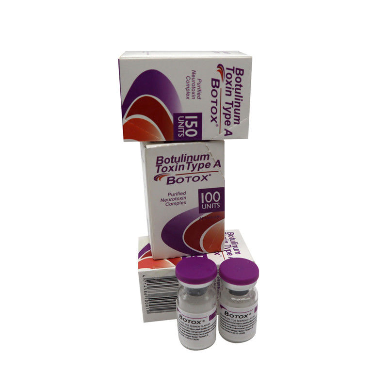 50IU 100U 150UI 200U Allergan Botox Botulinum Toxin Tipo A Innotox Botulax Nabota Rentox Meditoxin Botox