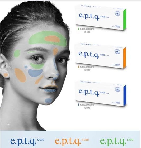 Eptq Filler Collagen Injection Corea Celebrity Endorsement E.P.T.Q. Epitique S100 S300 Filler Marchio ben noto CE-Approved Eptq Ha Filler