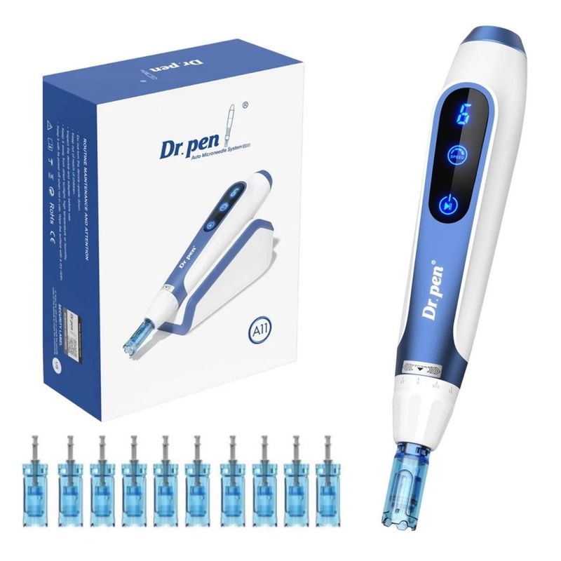 Penna Derma Roller Microneedling per Donna Uomo, Penna Roller Micro-Aghi per Strumenti per la Pelle