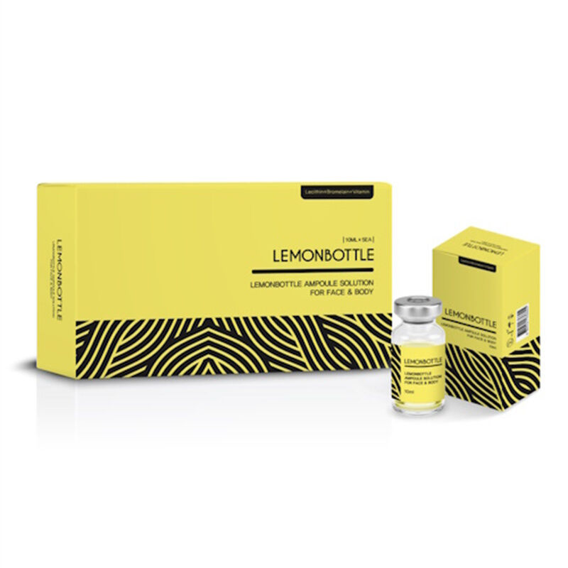 Soluzione di grasso di Corea Bottiglia di limone 10ml*5 Dissolvente di grasso