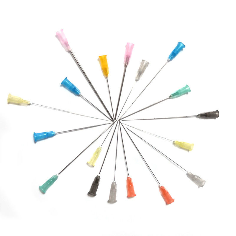 Fabbricazione all'ingrosso in acciaio inossidabile di riempimento cutaneo di viso 22g 23g 25g 38mm 50mm flessibile fine e contundente micro punta cannula ago