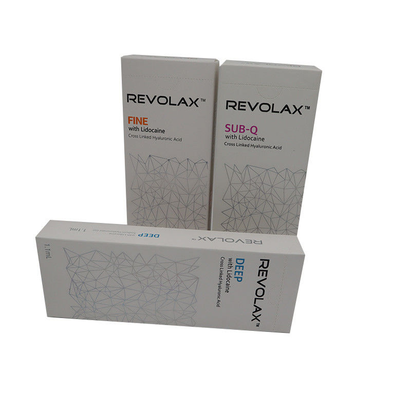 Riempitore Dermico Anti-Aging Riempitore Iniezionale HA 1.1 ml Revolax FINE DEEP Sub-Q Wrinkles Filler